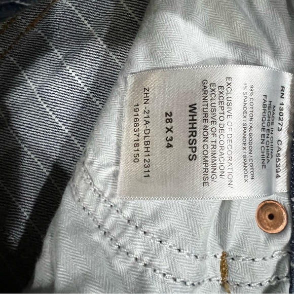 Wrangler Blue Striped Jeans size 28 x 34 - Picture 6 of 6